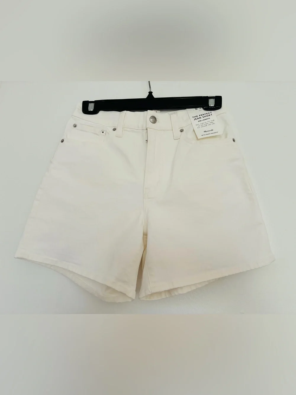 Madewell Women’s The Perfect Vintage Mid-Length Jean Short.26. NWT.